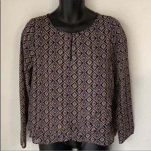 Anthropologie Patterned‎ Top